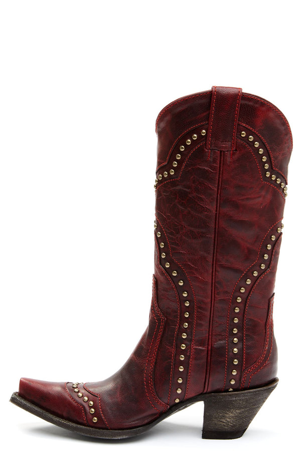 Rebel Red Western Boots - Snip Toe - Red